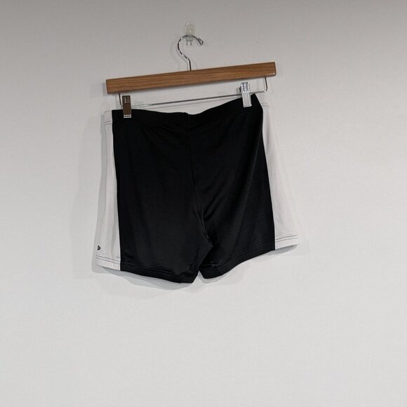 *3/$10* Adidas Climacool Spandex Bike Shorts Black White Size 4 - Picture 2 of 3